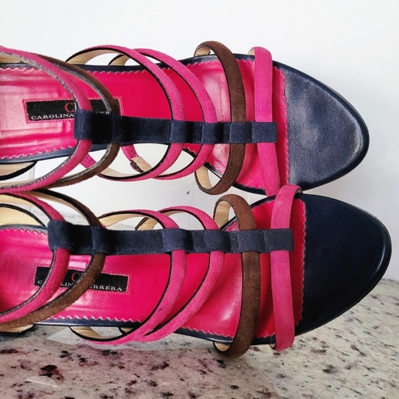 Carolina Herrera Sandal Strappy Heels - Picture 7 of 16